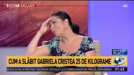 Cum a slăbit Gabriela Cristea 25 de kilograme! Regimul simplu pe care l-a urmat! "Puteam să fiu în categoria de risc" | VIDEO