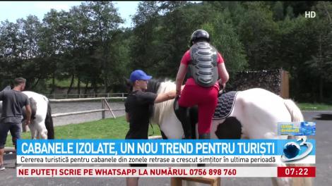 Cabanele izolate, un nou trend pentru turişti
