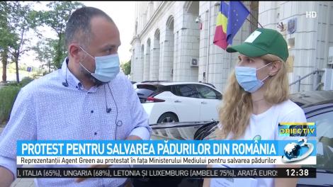 Protest pentru salvarea pădurilor din Rom&acirc;nia