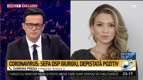 Şefa DSP Giurgiu, depistată pozitiv