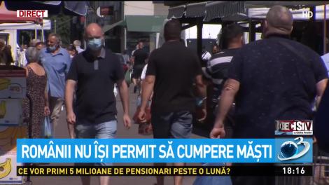 Rom&acirc;nii nu &icirc;şi permit să cumpere măşti