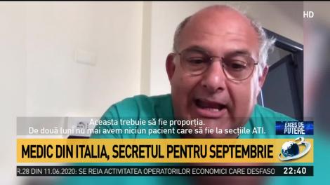 Un medic din Italia le spune românilor care sunt secretele pentru combaterea COVID-19
