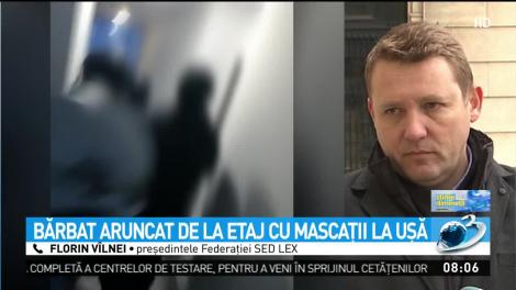 Florin V&icirc;lnei, despre bărbatul care s-a aruncat de la etaj cu mascaţii la uşă:  Cred ca s-a greşit. Puteam să salvăm persoana!
