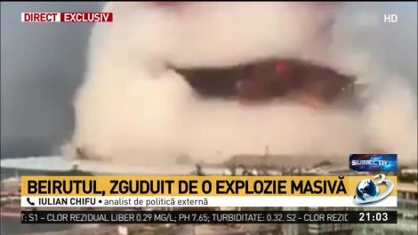 Scenariul cel mai negru în cazul exploziei puternice din Beirut