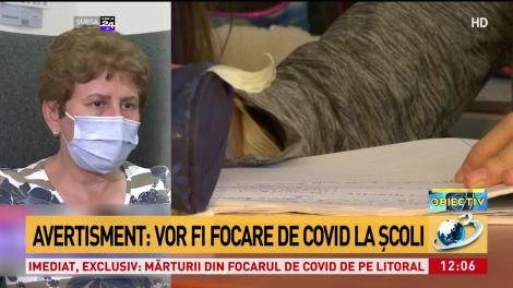 Avertisment: Vor fi focare de COVID la şcoli