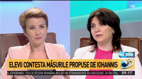 Elevii contestă măsurile propuse de Iohannis