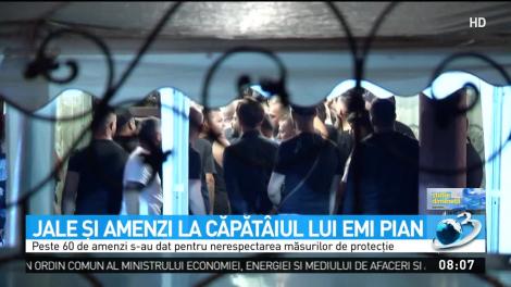 Jale şi amenzi la căpătâiul lui Emi Pian