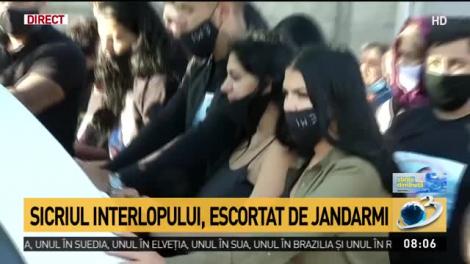 Maşina cu sicriul lui Emi Pian, escortată de jandarmi! Imagini cu cortegiul funerar! Unde va avea loc slujba de înmormântare a interlopului! |VIDEO