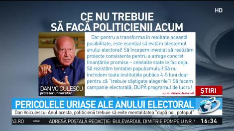 Pericolele uriaşe ale anului electoral