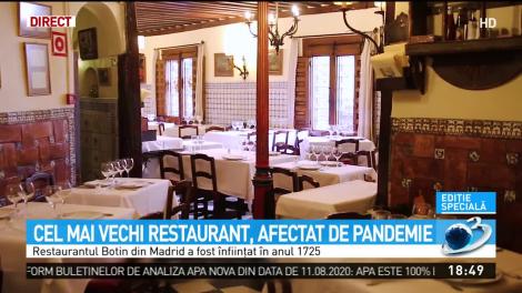 Cel mai vechi restaurant din lume, afectat de pandemie