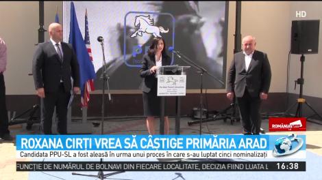 Roxana Cirţi vrea să câştige Primăria Arad