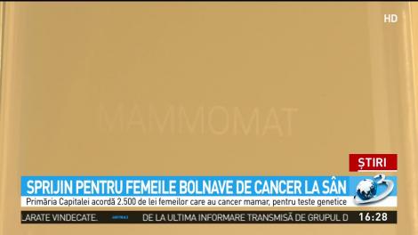 Sprijin pentru femeile bolnave de cancer la s&acirc;n