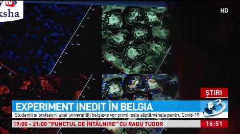 Experiment inedit în Belgia