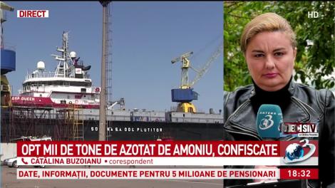 Opt mii de tone de azotat de amoniu, confiscate