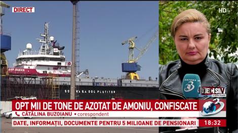 Opt mii de tone de azotat de amoniu, confiscate