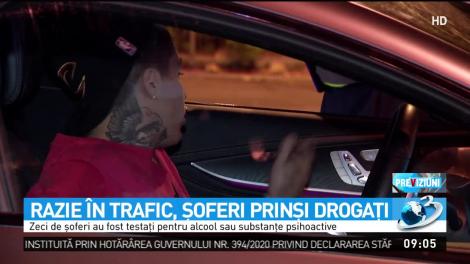 Razie uriașă &icirc;n București pentru prinderea șoferilor drogați sau beți