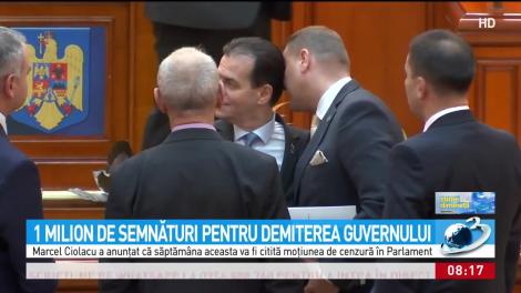 Ciolacu: PSD depune astăzi moțiunea de cenzură &icirc;n Parlament. Propunerea pentru premier a fost deja stabilită