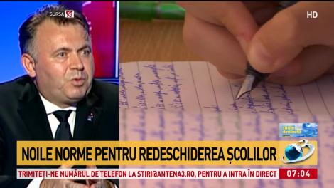 Ministrul Nelu Tătaru: Masca este obligatorie și pentru elevii mici