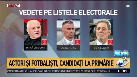 Actori şi fotbalişti, candidaţi la Primărie