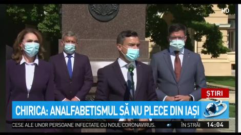 Chirica: Analfabetismul să nu plece din Iaşi