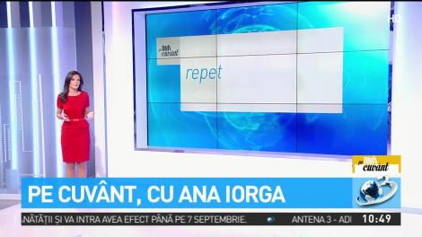 Ana Iorga: Clişeul meu preferat de la ştiri este ''mai mult dec&acirc;t at&acirc;t''