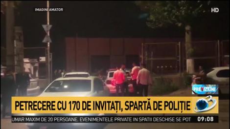 Petrecere cu 170 de invitați, oprită de polițiști în toiul nopții. Oamenii legii, chemați de vecinii deranjați de gălăgie