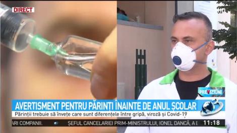 Avertisment pentru părinți înainte de anul școlar