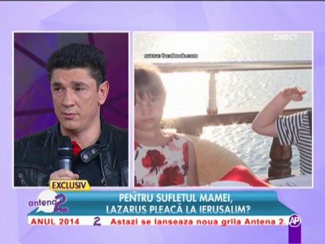 Luis Lazarus îşi duce familia în vacanţă la Ierusalim