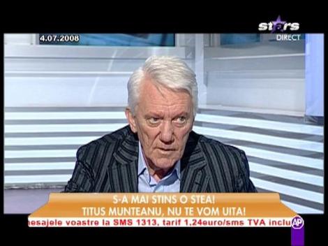 Luminiţa Angel, omagiu pentru Titus Munteanu