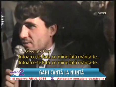 Hagi cântă la nuntă