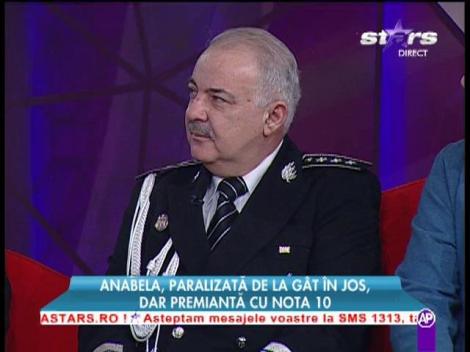 Poliţia Capitalei, alături de Anabela, eleva olimpică paralizată de la gât în jos,