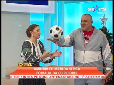 Rică Răducanu şi Matilda Pascal Cojocăriţa, jonglerii cu mingea