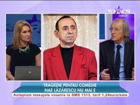 Mihai Constantinescu, regreta profund trecerea în nefiinţă a lui Nae Lăzărescu