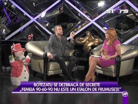 Cătălin Botezatu: "Femeia 90-60-90 nu este un etalon de frumuseţe"
