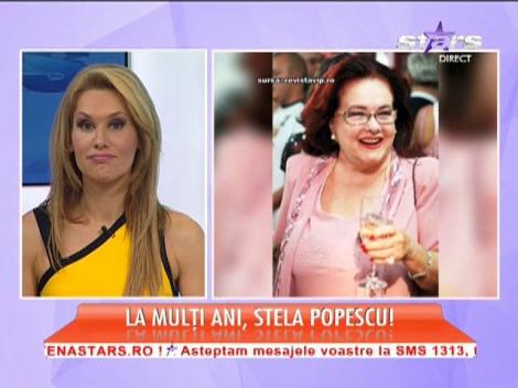 Stela Popescu, sărbătorită în platoul "Star Matinal"