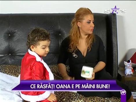 Oana Turcu, răsfăţată de fiul ei