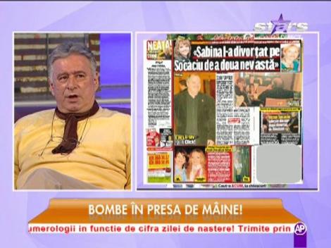 Victor Socaciu, triunghi amoros