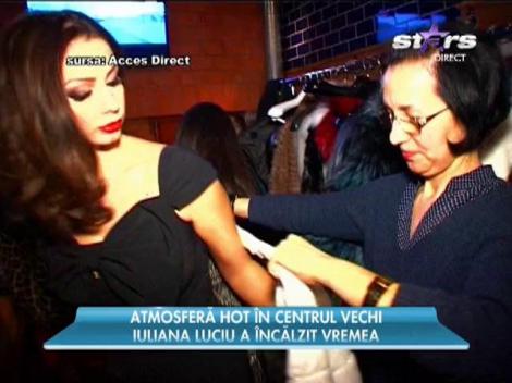 Iuliana Luciu a încins atmosfera în Centrul Vechi
