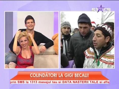 Colindători la Gigi Becali