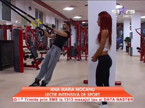 Lecție intensivă de sport cu Ana Maria Mocanu