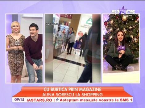 Alina Sorescu, la shopping de Crăciun