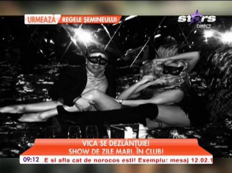 Vica Blochina a petrecut Revelionul într-un club de fiţe din Cipru