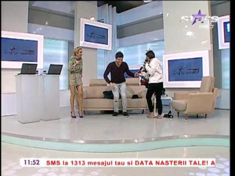 Andreea Popescu dansează la Star Matinal