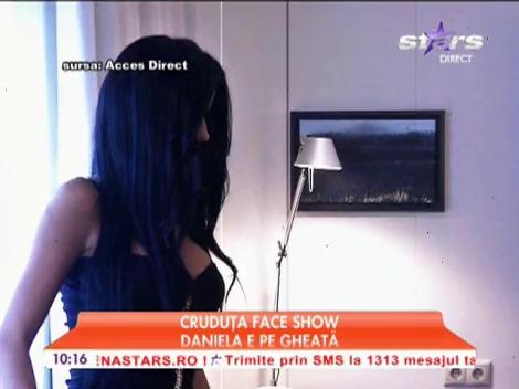 Daniela Crudu face show pe gheaţă