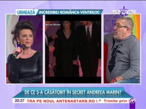 De ce s-a căsătorit în secret Andreea Marin