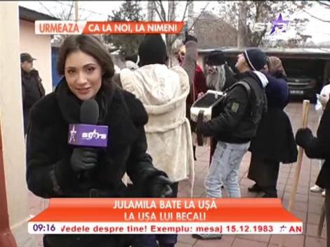 Julamila bate la uşa lui Becali