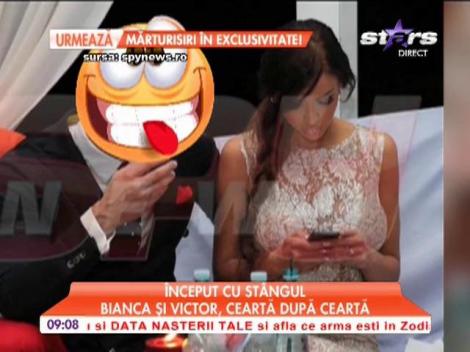 Bianca şi Victor, ceartă după ceartă