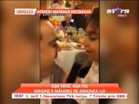 Adi Minune e mândru de fiul său