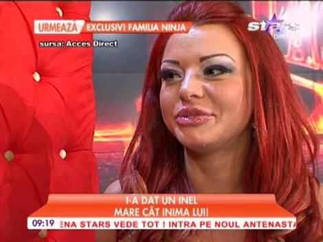 Ana Maria Mocanu a primit un inel de sărbători