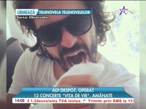 Adi Despot şi-a fracturat mâna dreaptă